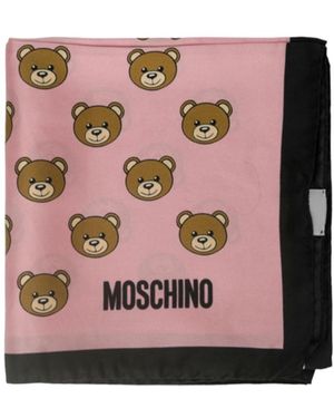 Moschino Pattern Scarf - Pink