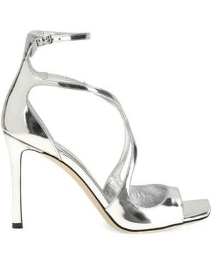 Jimmy Choo Azia Heeled Sandals - Metallic