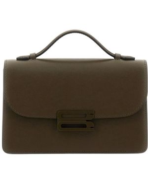 Victoria Beckham Logo Plaque Mini Shoulder Bag - Green