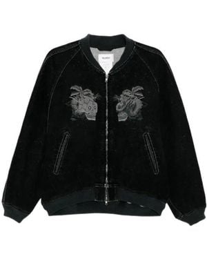 Doublet Long-Sleeved Casual Jacket - Black