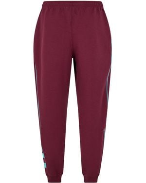 Lacoste Coloured Cuffed Joggers - Purple