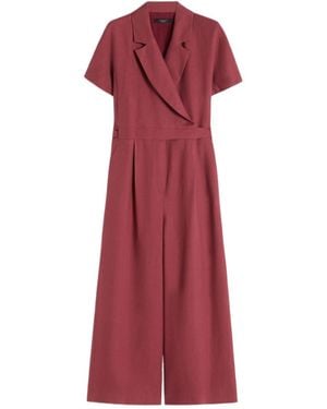 Weekend by Maxmara Wide-Leg Jumpsuit - Red