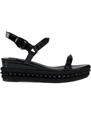 Christian Louboutin Pyra Clou Espadrilles - Black
