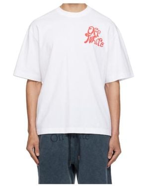 Off-White c/o Virgil Abloh Logo-Print T-Shirt - White