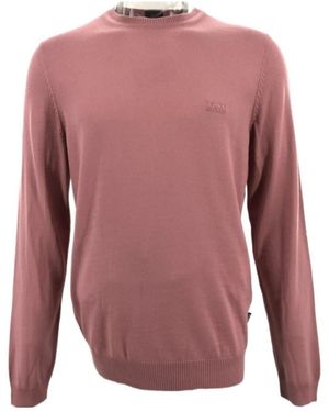 BOSS Round Neck Sweater - Pink