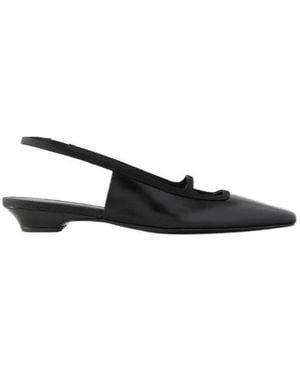 Neous Sabik Slingback Leather Pumps - Black