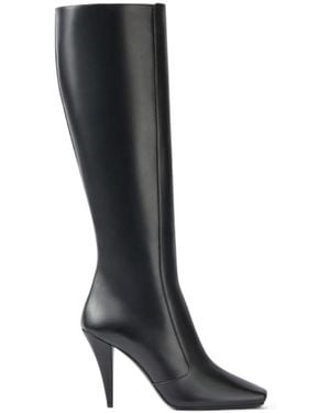Givenchy Sliced Square Boots - Black