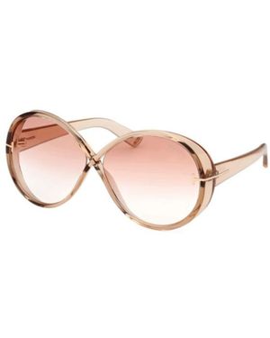 Tom Ford Eyewear Edie Oversized Sunglasses - Pink