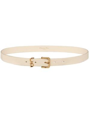 Dior Saddle Loop Belt - White