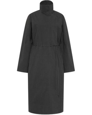 St. Agni Long-Sleeved Belted Jacket - Black