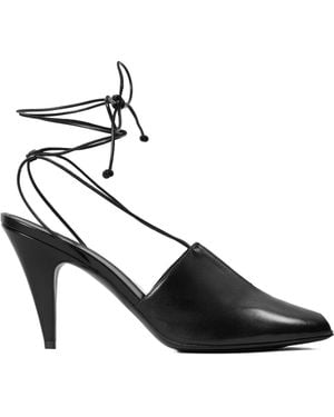 Celine V Front Sandal - Black