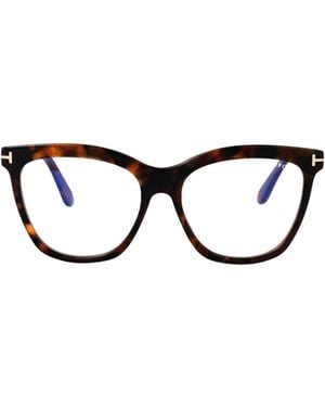 Tom Ford Eyewear Cat-Eye Frame Glasses - White