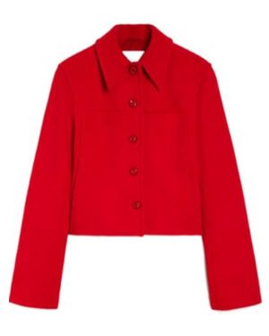 Jil Sander Wool Jacket - Red