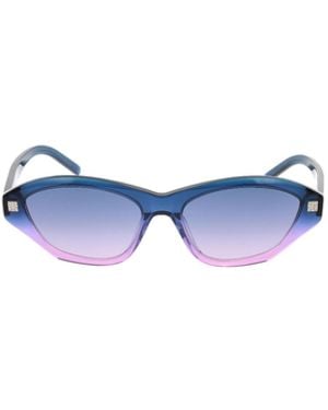 Givenchy Eyewear Cat Eye Frame Sunglasses - Blue