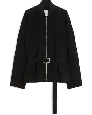 Sportmax Long-Sleeved Jacket - Black