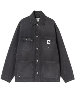 Carhartt Distressed Work Jacket - Black