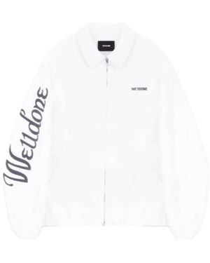 we11done Logo Casual Jacket - White