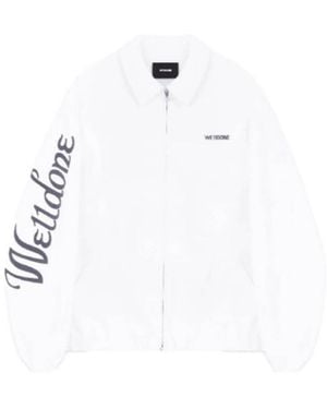 we11done Logo Casual Jacket - White