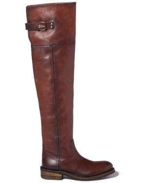 Miu Miu Over-The-Knee Boots - Red
