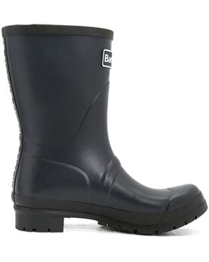 Barbour Round-Toed Tall Rain Boots - Black