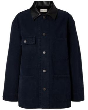 Nili Lotan Marquise Cotton Jacket - Blue