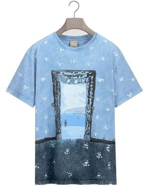 Dior Iviera T-Shirt, Relaxed Fit - Blue