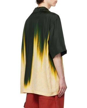 Bottega Veneta Viscose Degrade Petal Print Shirt - Yellow