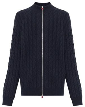 Kiton Long-Sleeve Cardigan - Blue