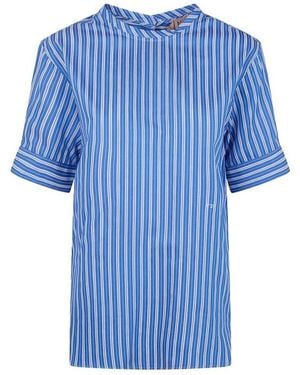 N°21 Striped Blouse - Blue