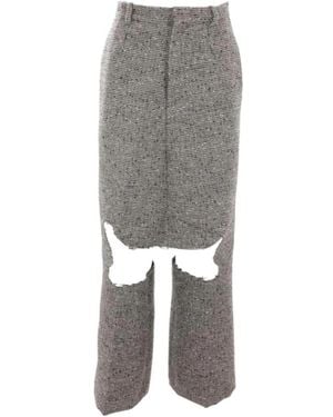 Niccolò Pasqualetti Eolico Skirt Pants - Gray