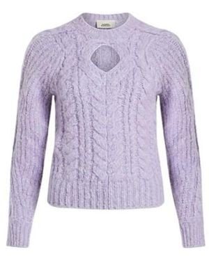 Isabel Marant Thick Knit Jumper - Purple