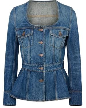 Chloé Cotton Denim Jacket - Blue