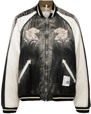 Maison Mihara Yasuhiro Souvenir Bomber Jacket - Black