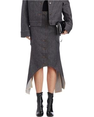 Courreges Belt-Loop Skirt - Black