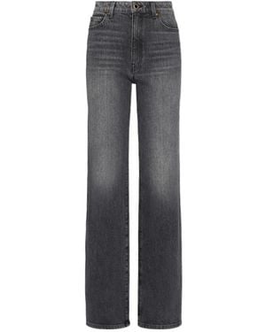 KHAITE Danielle Straight Leg Jeans - Gray