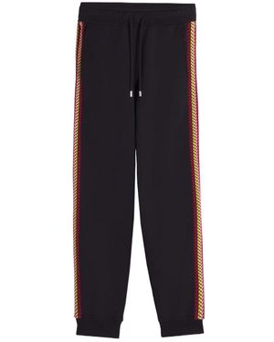 Lanvin Side Curb Drawstring Track Trousers - Blue