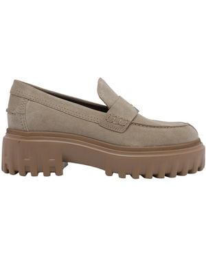 Hogan H700 Lug-Sole Loafers - Gray