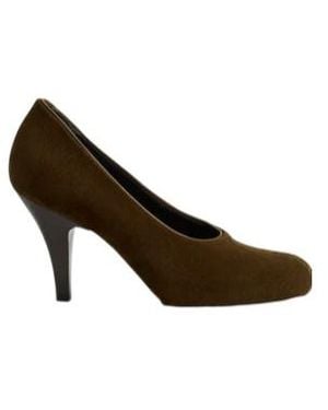 Phoebe Philo Low-Cut High Heels - Brown