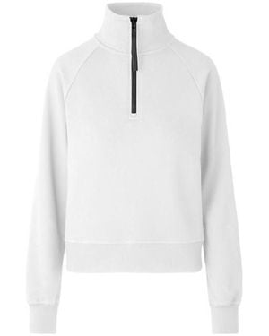 Canada Goose Half Zipper Jumper - White