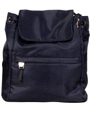 Borbonese O.P.S. Print Backpack - Blue