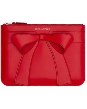 Comme des Garçons Zip Wallet - Red