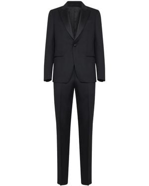 Lardini Peak-Lapel Two-Piece Suit - Black