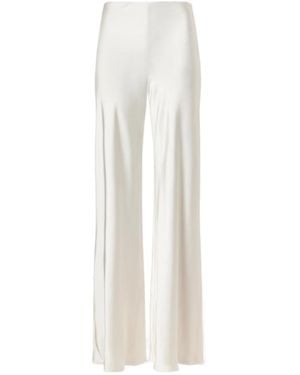 Norma Kamali Elastic Waist Casual Pants - White