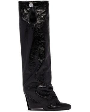 The Attico The Leon Knee-High Boots - Black