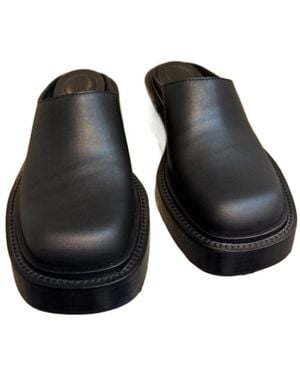 Alexander Wang Square Toe Slip-On Mules - Black