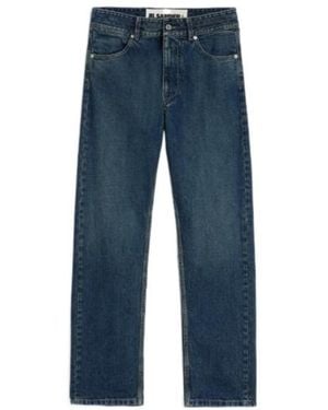 Jil Sander Regular Denim Trousers - Blue