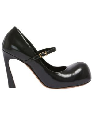Marni Leather New Wave Mary Jane Pump - Black