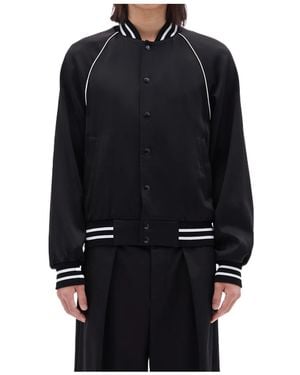 Ann Demeulemeester Esko Slim Fit Raglan Bomber Jacket - Black