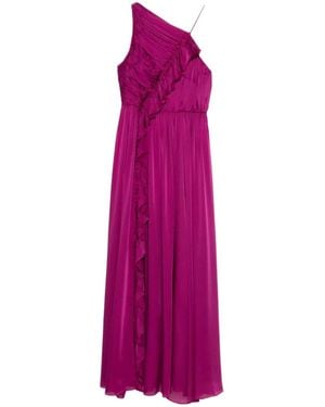 Ulla Johnson Aisha Ruffled Maxi Dress - Purple
