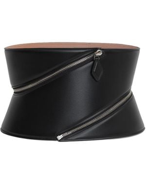 Alaïa Alaïa Zip Corset Belt - Black